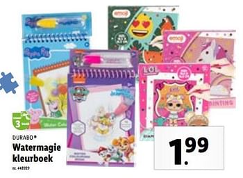 Promoties Watermagie kleurboek - Huismerk - Lidl - Geldig van 15/11/2023 tot 21/11/2023 bij Lidl