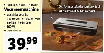 Promoties Silvercrest kitchen tools vacumeermachine - SilverCrest - Geldig van 15/11/2023 tot 21/11/2023 bij Lidl