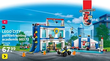Promoties Lego city politietraining academie 60372 - Lego - Geldig van 13/10/2023 tot 05/12/2023 bij Intertoys