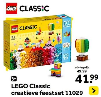 Promoties Lego classic creatieve feestset 11029 - Lego - Geldig van 13/10/2023 tot 05/12/2023 bij Intertoys