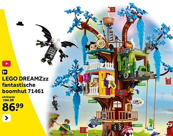 Promoties Lego dreamzzz fantastische boomhut 71461 - Lego - Geldig van 13/10/2023 tot 05/12/2023 bij Intertoys
