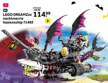 Promoties Lego dreamzzz nachtmerrie haaienschip 71469 - Lego - Geldig van 13/10/2023 tot 05/12/2023 bij Intertoys