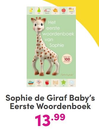 Promoties Sophie de giraf baby’s eerste woordenboek - Huismerk - Baby & Tiener Megastore - Geldig van 12/11/2023 tot 02/01/2024 bij Baby & Tiener Megastore