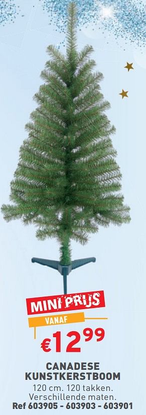 Promoties Canadese kunstkerstboom - Huismerk - Trafic  - Geldig van 15/11/2023 tot 20/11/2023 bij Trafic