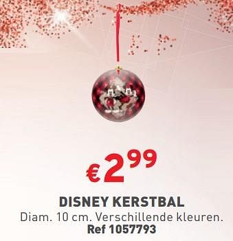 Promoties Disney kerstbal - Disney - Geldig van 15/11/2023 tot 20/11/2023 bij Trafic