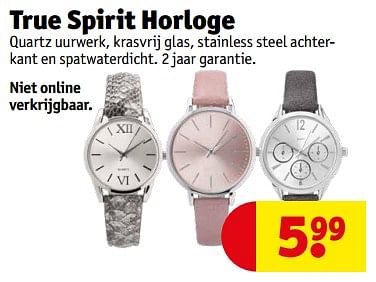 Spirit 2025 horloge kruidvat