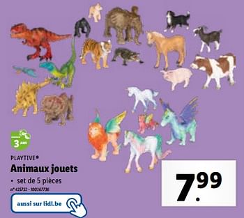 Promotions Animaux jouets - Playtive - Valide de 15/11/2023 à 21/11/2023 chez Lidl
