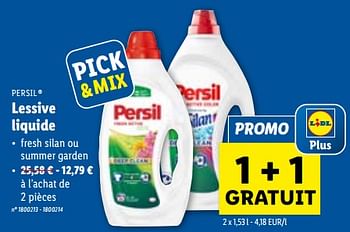 Persil Lessive liquide - En promotion chez Lidl
