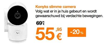 Promoties Konyks slimme camera - Könyks - Geldig van 13/11/2023 tot 30/11/2023 bij Orange