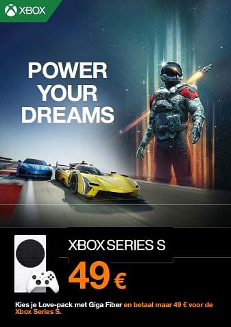 Promoties Xbox series s - Microsoft - Geldig van 13/11/2023 tot 30/11/2023 bij Orange