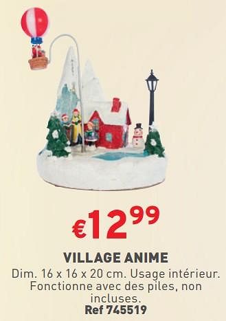 Promotions Village anime - Produit maison - Trafic  - Valide de 15/11/2023 à 20/11/2023 chez Trafic
