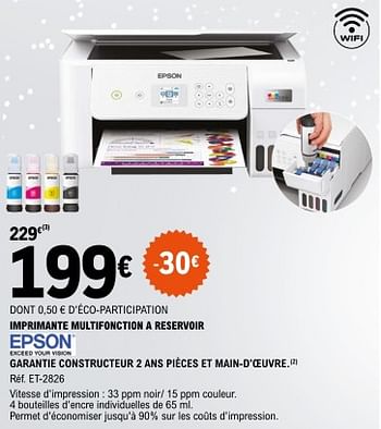 Promo Imprimante Multifonction chez E.Leclerc