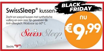 Promoties Kussen - Swiss Sleep - Geldig van 08/11/2023 tot 30/11/2023 bij Sleepworld