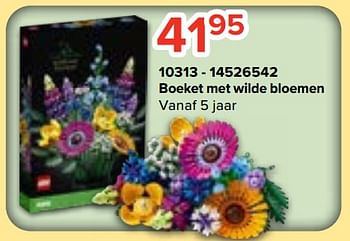 Promotions 10313 boeket met wilde bloemen - Lego - Valide de 20/10/2023 à 06/12/2023 chez Euro Shop