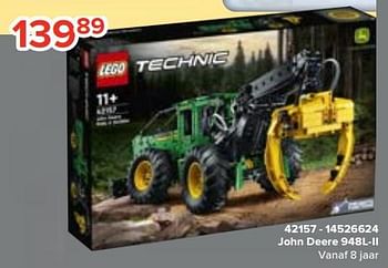 Promoties 42157 john deere 948l-ii - Lego - Geldig van 20/10/2023 tot 06/12/2023 bij Euro Shop