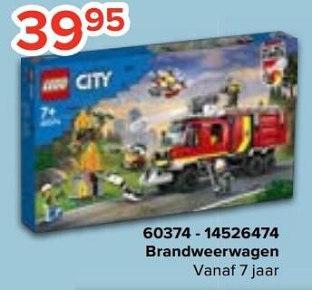 Promoties 60374 brandweerwagen - Lego - Geldig van 20/10/2023 tot 06/12/2023 bij Euro Shop