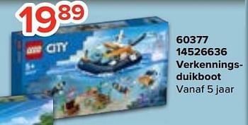 Promoties 60377 verkenningsduikboot - Lego - Geldig van 20/10/2023 tot 06/12/2023 bij Euro Shop
