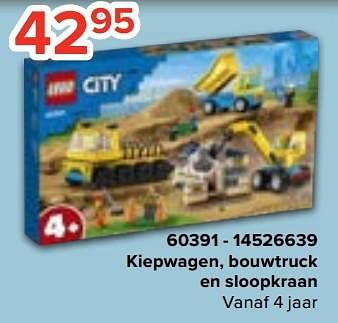 Promoties 60391 kiepwagen, bouwtruck - Lego - Geldig van 20/10/2023 tot 06/12/2023 bij Euro Shop