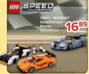 Promoties 76917 2fast2furious nissan - Lego - Geldig van 20/10/2023 tot 06/12/2023 bij Euro Shop