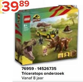 Promoties 76959 triceratops onderzoek - Lego - Geldig van 20/10/2023 tot 06/12/2023 bij Euro Shop