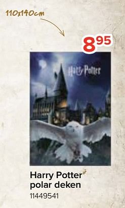 Promoties Harry potter polar deken - Harry Potter - Geldig van 20/10/2023 tot 06/12/2023 bij Euro Shop
