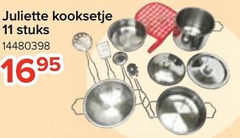 Promoties Juliette kooksetje - Huismerk - Euroshop - Geldig van 20/10/2023 tot 06/12/2023 bij Euro Shop