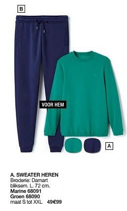 Promoties Sweater heren - Huismerk - Damart - Geldig van 01/11/2023 tot 15/12/2023 bij Damart