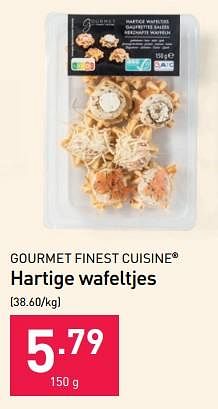 Promoties Hartige wafeltjes - Gourmet Finest Cuisine - Geldig van 13/11/2023 tot 31/12/2023 bij Aldi