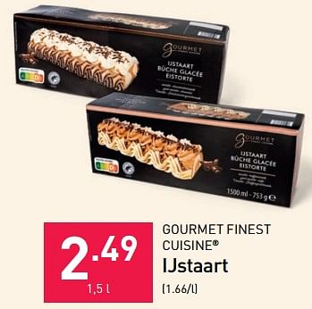 Promoties Ijstaart - Gourmet Finest Cuisine - Geldig van 13/11/2023 tot 31/12/2023 bij Aldi