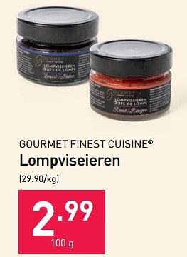 Promoties Lompviseieren - Gourmet Finest Cuisine - Geldig van 13/11/2023 tot 31/12/2023 bij Aldi