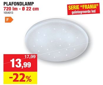 Promoties Plafondlamp frania - Eglo - Geldig van 06/11/2023 tot 19/11/2023 bij Hubo