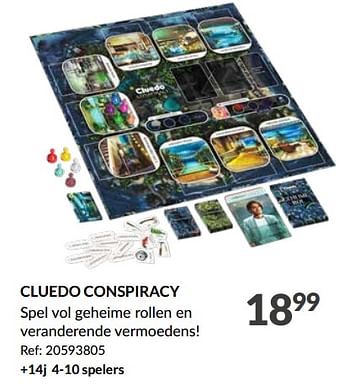 Promoties Cluedo conspiracy - Hasbro - Geldig van 15/11/2023 tot 20/11/2023 bij Fun
