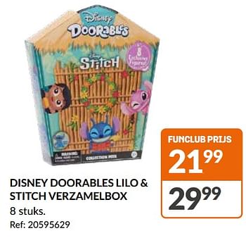 Promoties Disney doorables lilo + stitch verzamelbox - Disney - Geldig van 15/11/2023 tot 20/11/2023 bij Fun