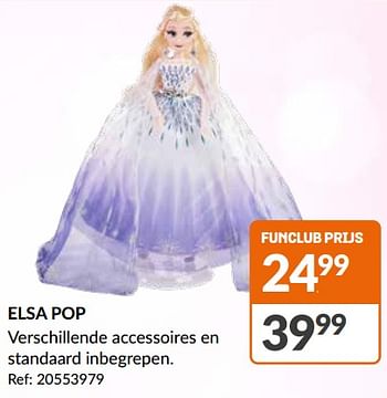 Promoties Elsa pop - Hasbro - Geldig van 15/11/2023 tot 20/11/2023 bij Fun