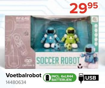 Promoties Voetbalrobot - Huismerk - Euroshop - Geldig van 20/10/2023 tot 06/12/2023 bij Euro Shop
