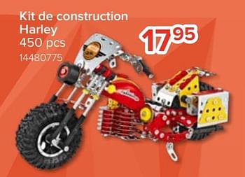 Promotions Kit de construction harley 450 pcs - Produit Maison - Euroshop - Valide de 20/10/2023 à 06/12/2023 chez Euro Shop
