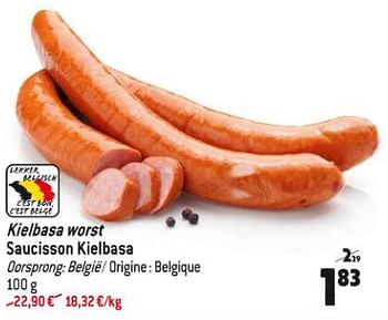 Promoties Kielbasa worst saucisson kielbasa - Huismerk - Match - Geldig van 15/11/2023 tot 21/11/2023 bij Match