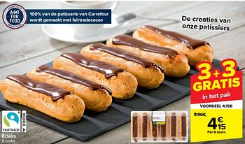 Promoties Eclairs - Huismerk - Carrefour  - Geldig van 15/11/2023 tot 21/11/2023 bij Carrefour