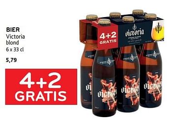 Promoties Bier victoria 4+2 gratis - Victoria - Geldig van 15/11/2023 tot 28/11/2023 bij Alvo