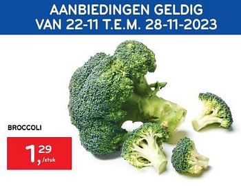 Promoties Broccoli - Huismerk - Alvo - Geldig van 15/11/2023 tot 28/11/2023 bij Alvo