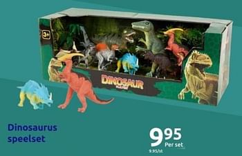 Promotions Dinosaurus speelset - Produit Maison - Action - Valide de 15/11/2023 à 21/11/2023 chez Action