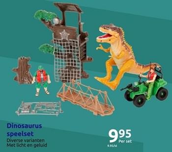 Promotions Dinosaurus speelset - Produit Maison - Action - Valide de 15/11/2023 à 21/11/2023 chez Action