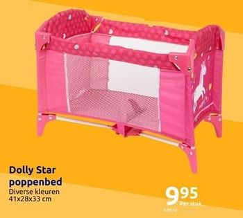 Promoties Dolly star poppenbed - Dolly Star - Geldig van 15/11/2023 tot 21/11/2023 bij Action