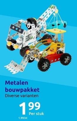 Promoties Metalen bouwpakket - Huismerk - Action - Geldig van 15/11/2023 tot 21/11/2023 bij Action