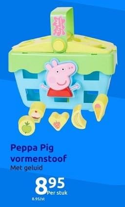 Promoties Peppa pig vormenstoof - Peppa  Pig - Geldig van 15/11/2023 tot 21/11/2023 bij Action