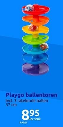 Promoties Playgo ballentoren - Play-Go - Geldig van 15/11/2023 tot 21/11/2023 bij Action