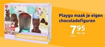 Promoties Playgo maak je eigen chocoladefiguren - Play-Go - Geldig van 15/11/2023 tot 21/11/2023 bij Action