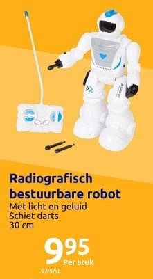 Promoties Radiografisch bestuurbare robot - Huismerk - Action - Geldig van 15/11/2023 tot 21/11/2023 bij Action
