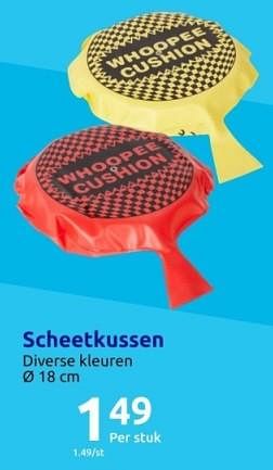 Promoties Scheetkussen - Huismerk - Action - Geldig van 15/11/2023 tot 21/11/2023 bij Action