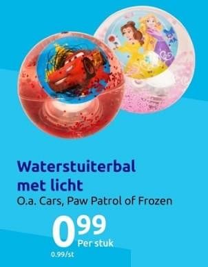 Promoties Waterstuiterbal met licht - Huismerk - Action - Geldig van 15/11/2023 tot 21/11/2023 bij Action
